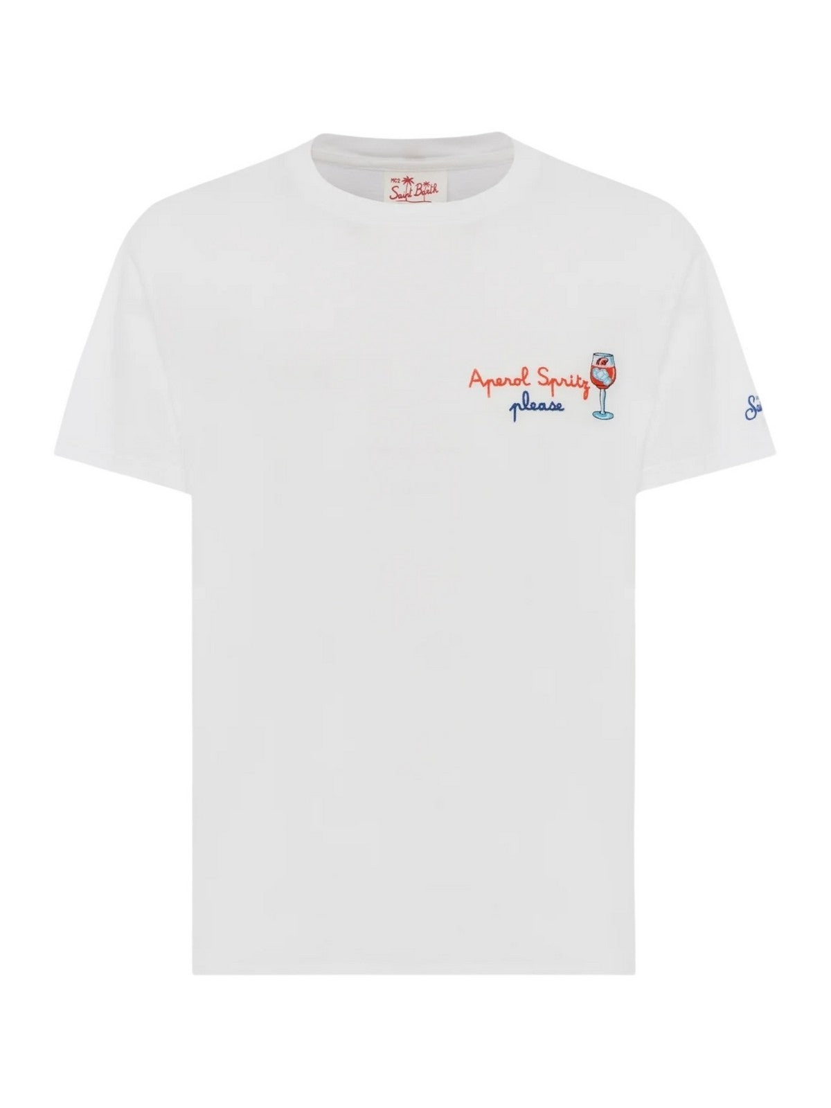 MC2 SAINT BARTH T-shirt Uomo PORTOFINO 01997L SPRITZ PLEASE 01N EMB gioboutiqueweb
