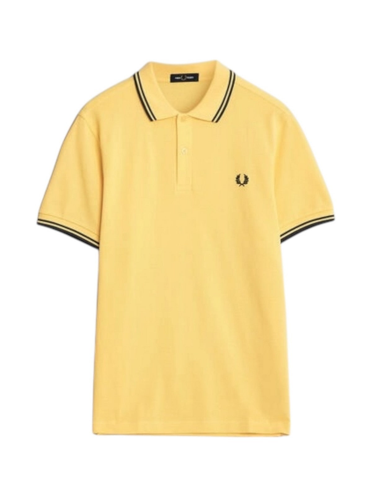 FRED PERRY Polo Uomo FP TWIN TIPPED FRED PERRY SHIRT FP-M3600P 06B LMNBRLY/TNSBLUE