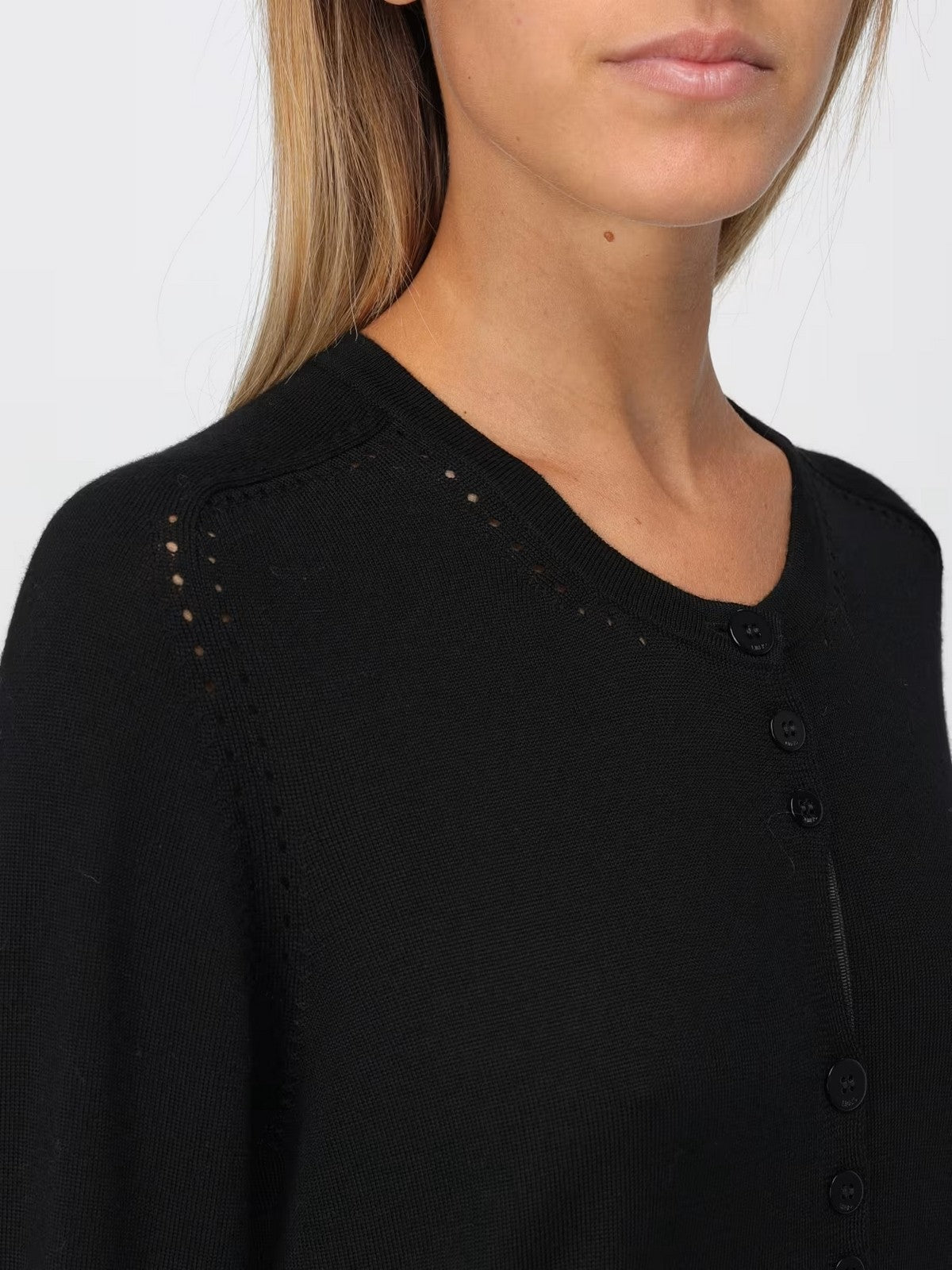 LIU JO BLACK Cardigan Donna CF4047MA82O 22222 Nero gioboutiqueweb
