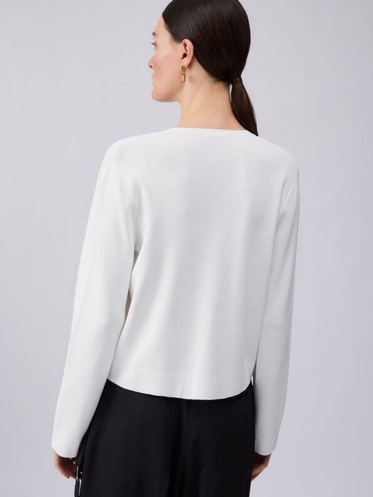 LIU JO BLACK Giacca Donna CA6198MS55N P9636 Gleam white gioboutiqueweb