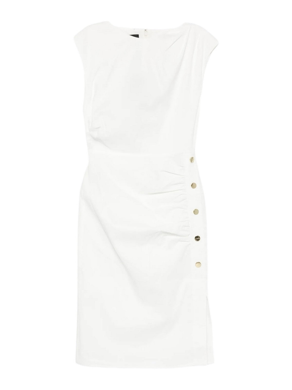 PINKO Abito Donna ALISSA ABITO LINO STRETCH 106521-A34I Z05 BIANCO-BIANCANEVE gioboutiqueweb