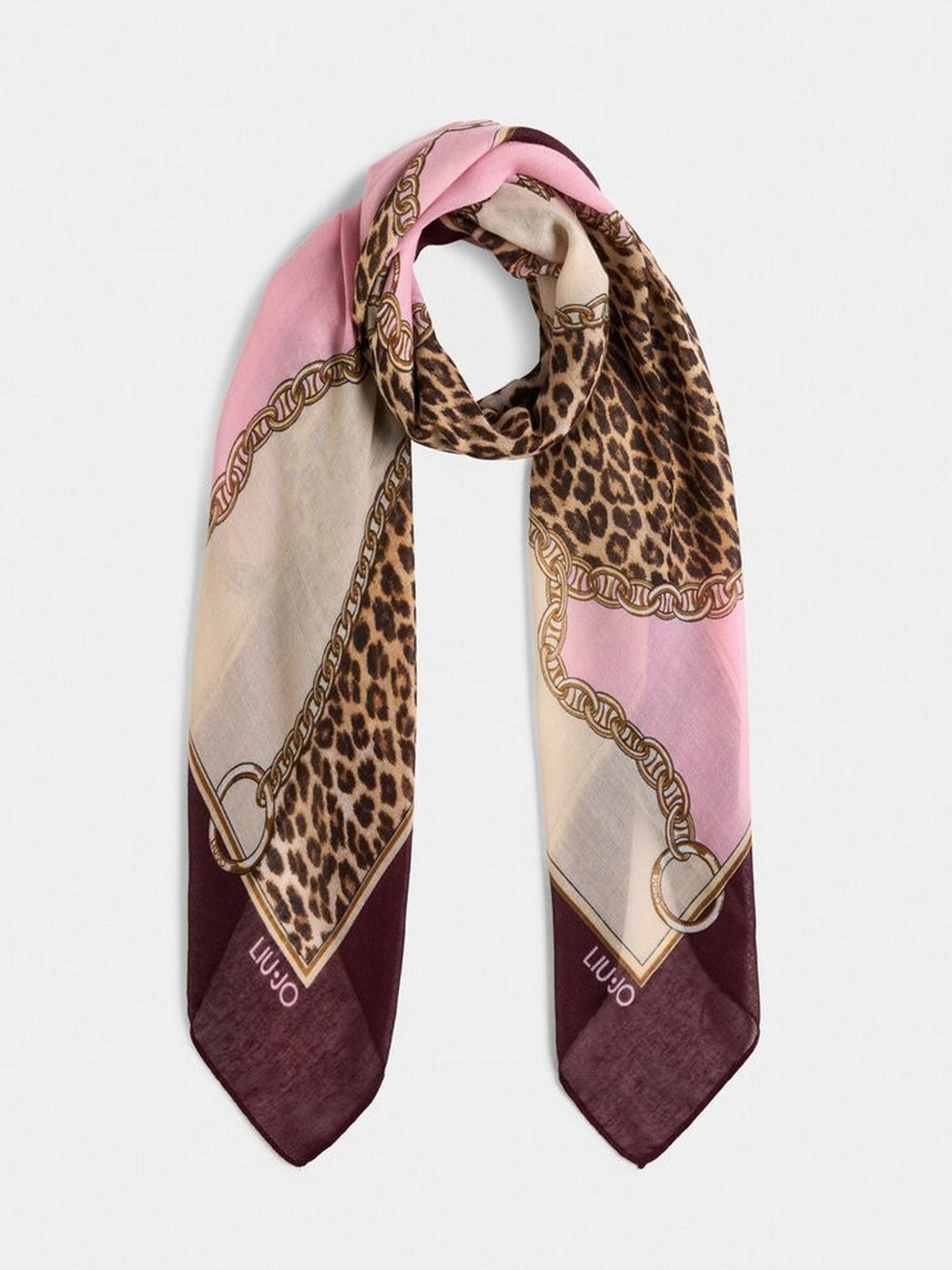 LIU JO SOFT Foulard Donna 2F5074T0300 91718 RED AUBERGINE