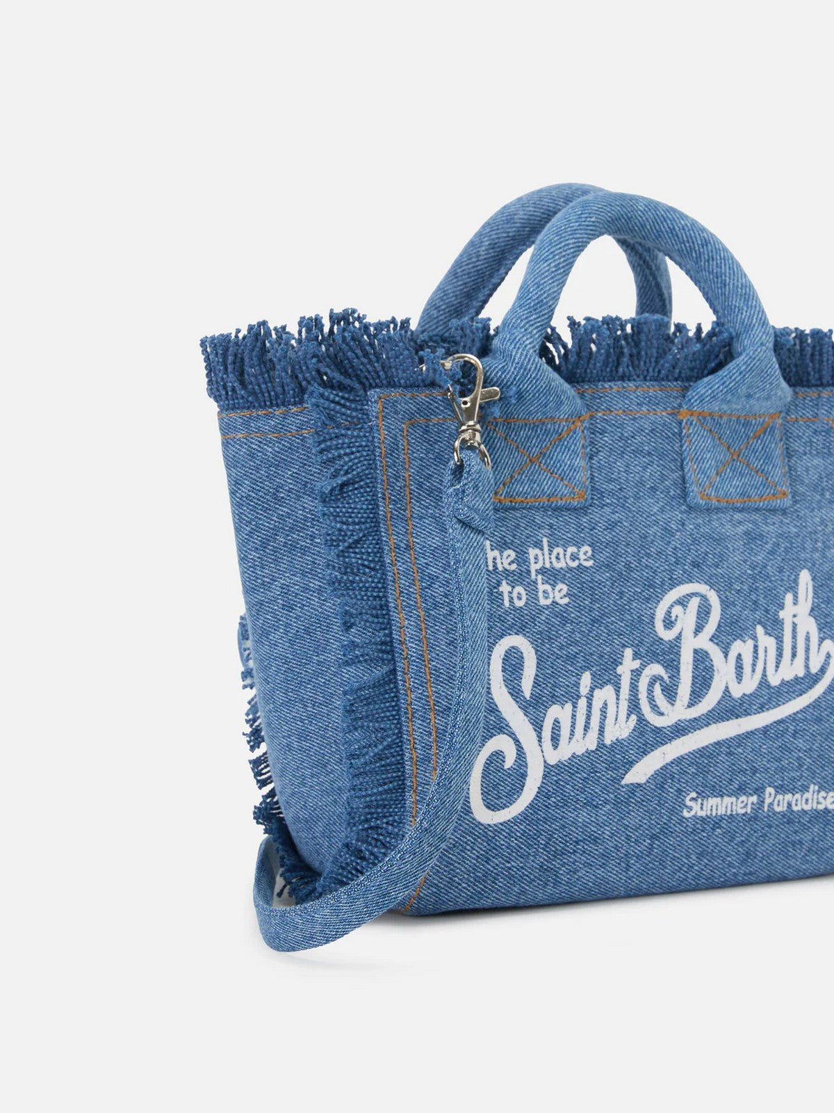 MC2 SAINT BARTH Borsa Donna VANITY MINI 00009L DENIM gioboutiqueweb