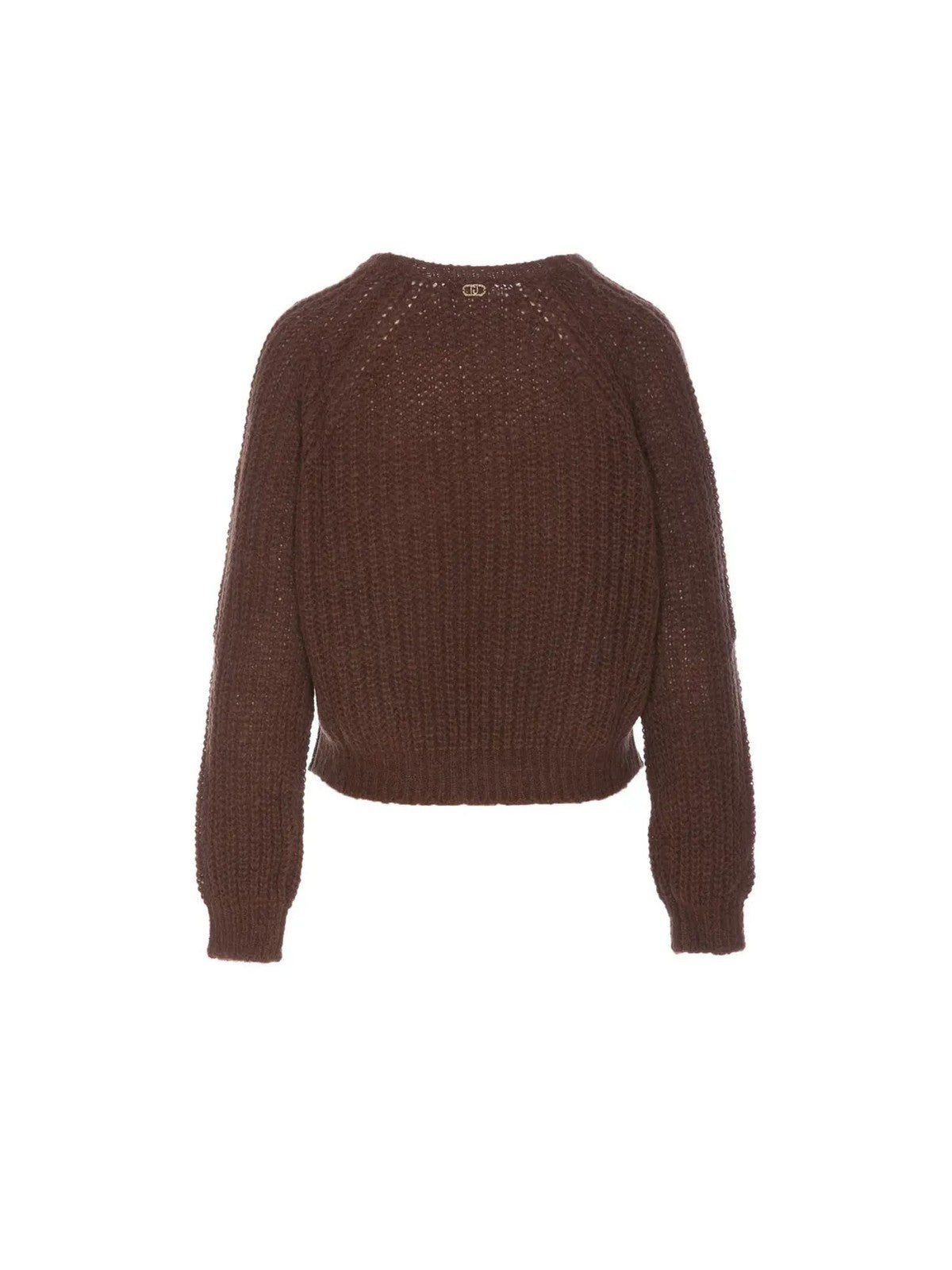 LIU JO WHITE Maglione Donna WF4527MAG71 91218 Marrone gioboutiqueweb
