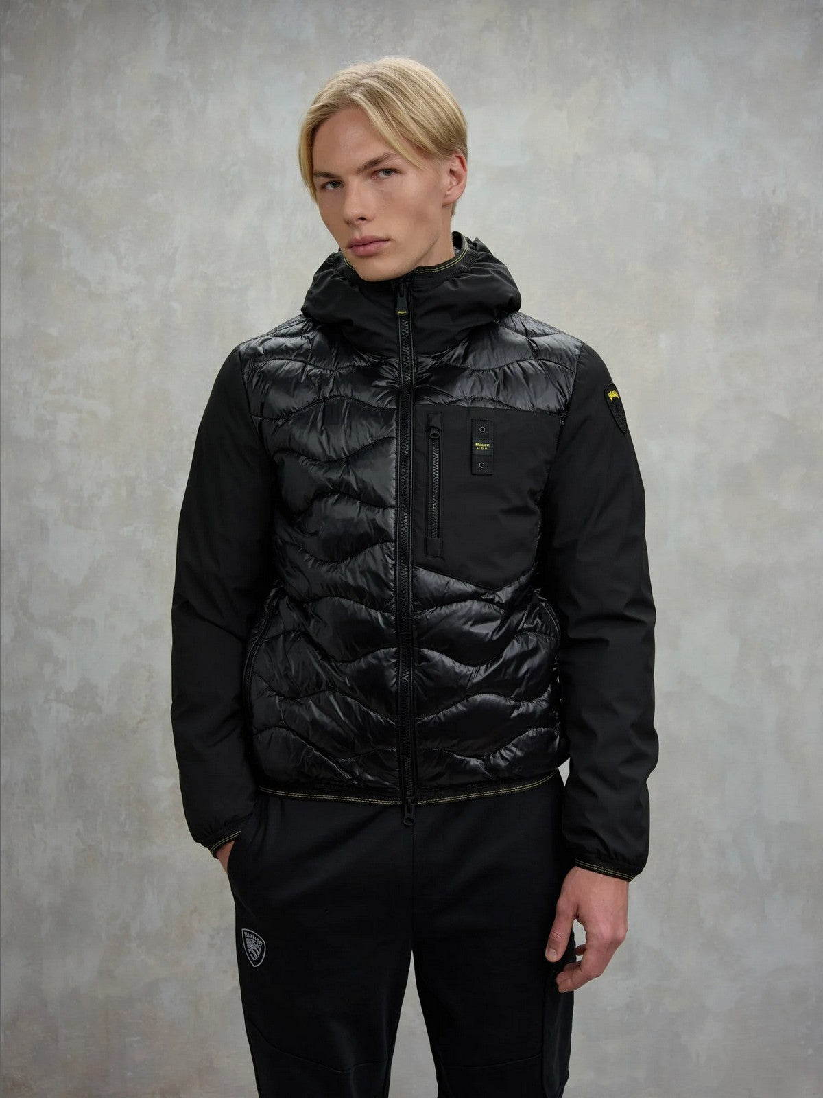 BLAUER Piumino Uomo ALBERT 25WBLUC08078 006355 999 Nero