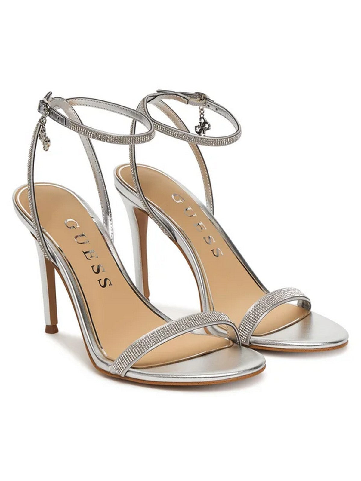 GUESS Sandalo Donna CHARMER FLJCHR SAT03 SILVE SILVER