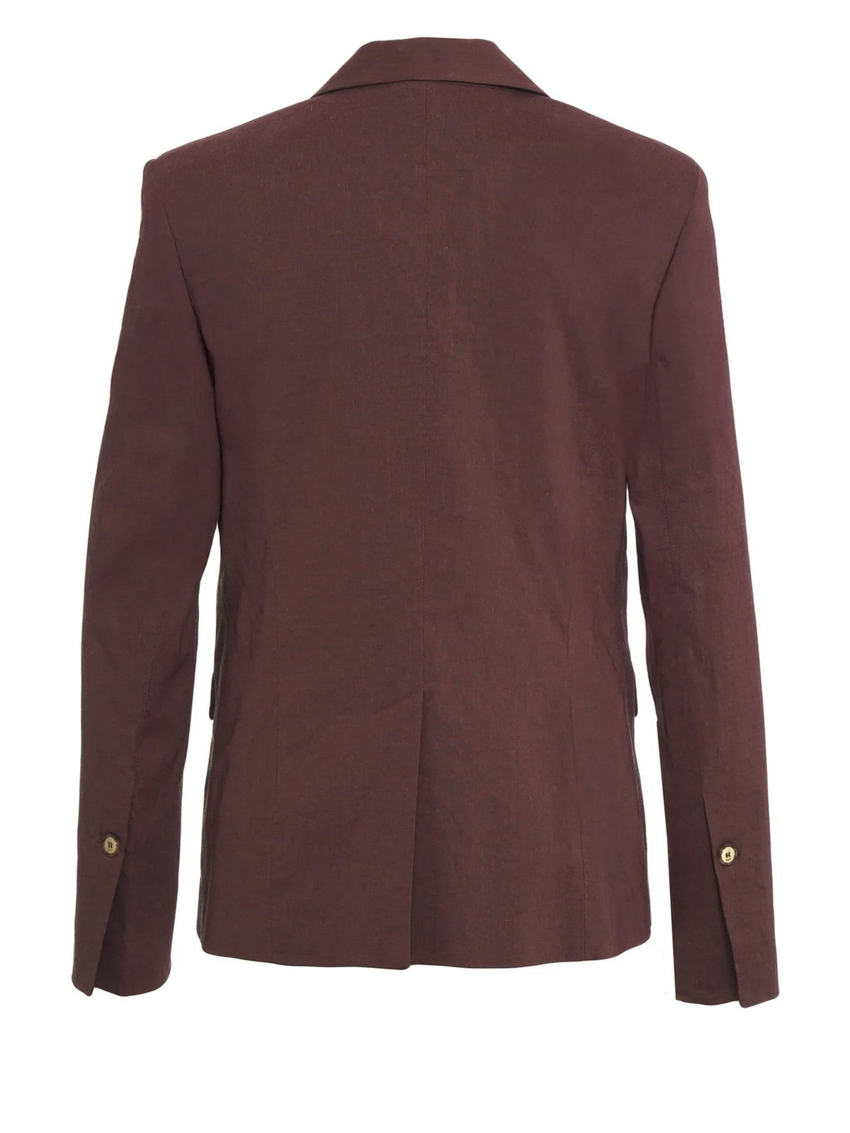 PINKO Giacca Donna FREDA GIACCA LINO STRETCH 106597-A34I L78 MARRONE TERRA X PIANTE gioboutiqueweb