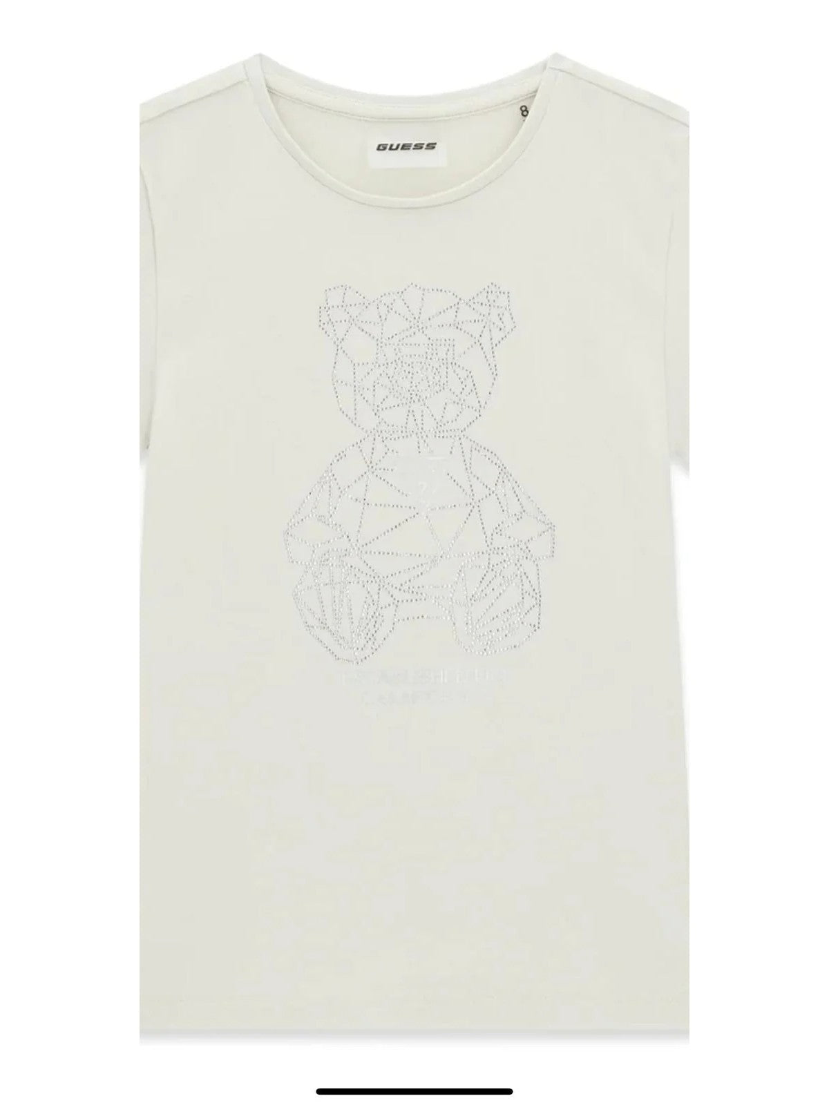 GUESS SPORT T-shirt Donna ROMY SS CN T-SHIRT V6GI12 K3325 G056 WHITE PEAKS