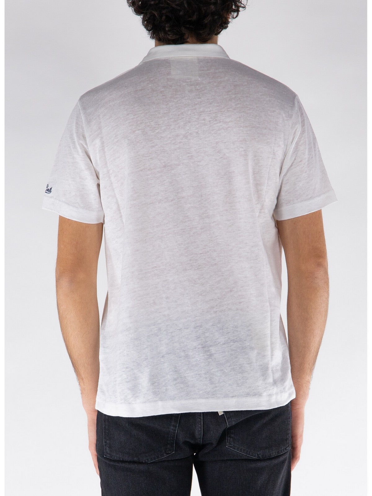MC2 Saint Barth T-shirt and Men's Fraser Men's Pole 01819F White