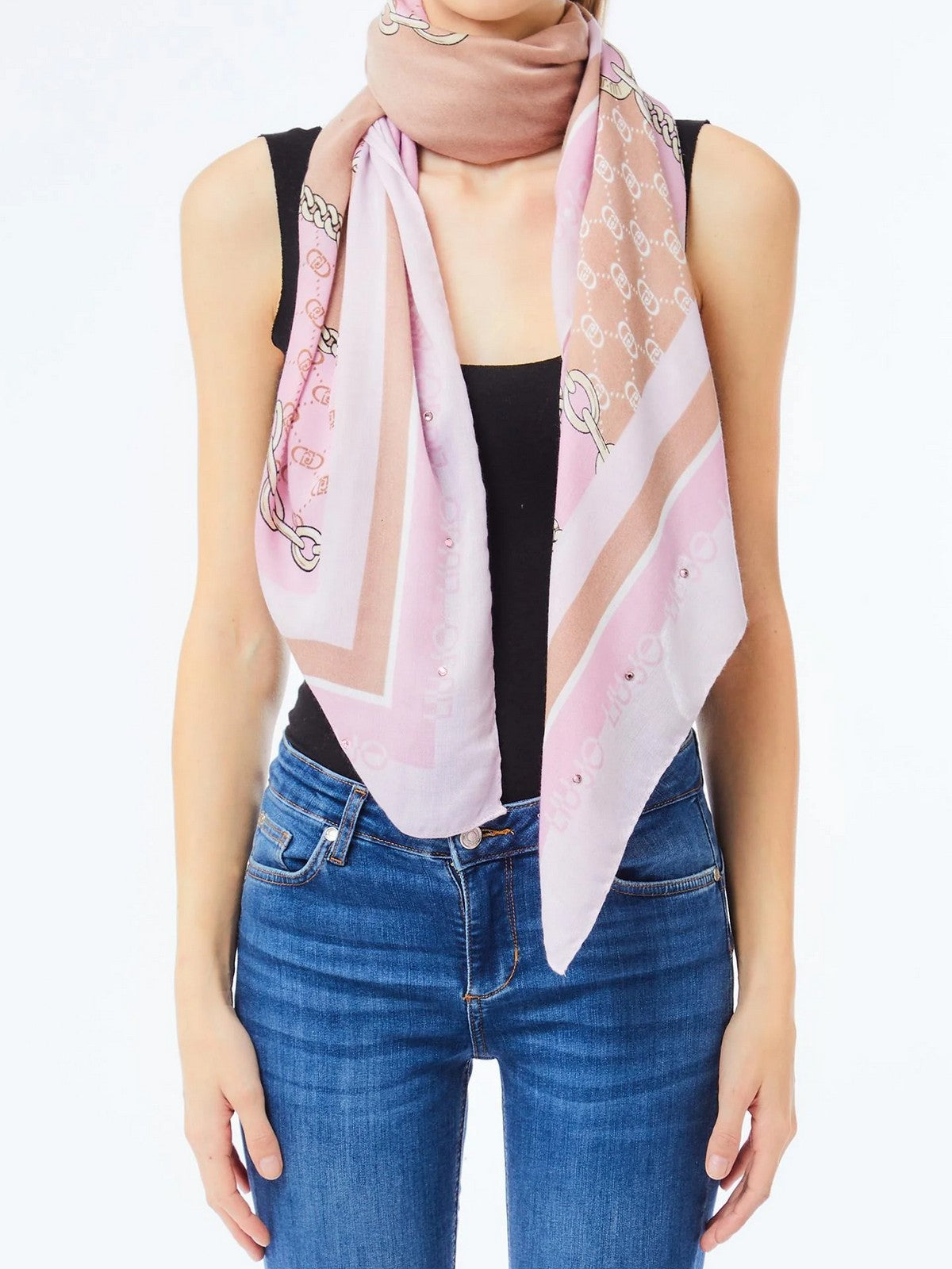 LIU JO SOFT Foulard Donna 2F5067T0300 43204 Fragrant lilac