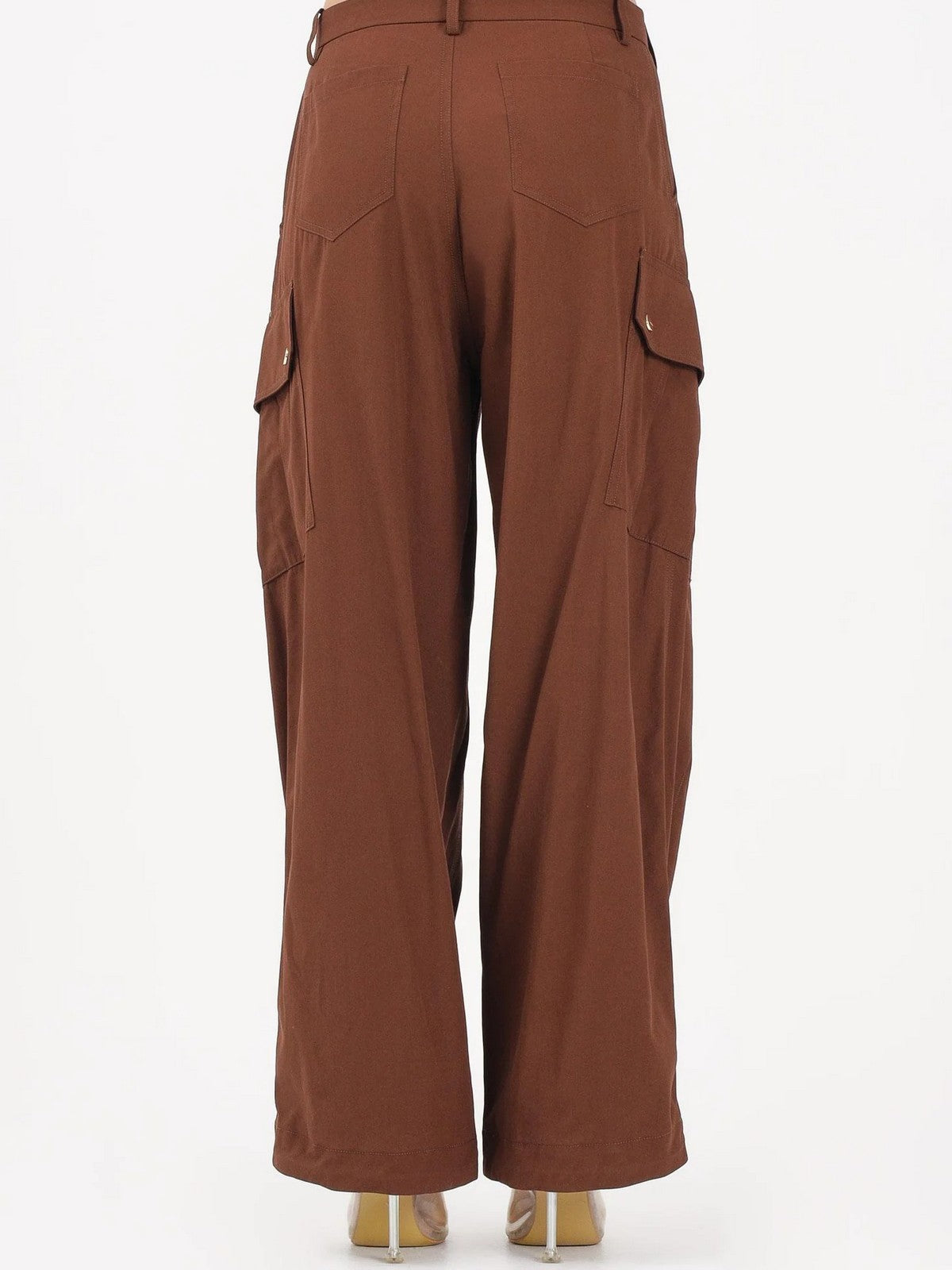 PINKO Pantalone Donna ROSALIN PANTALONE 106278-A2ER L78 MARRONE TERRA X PIANTE gioboutiqueweb