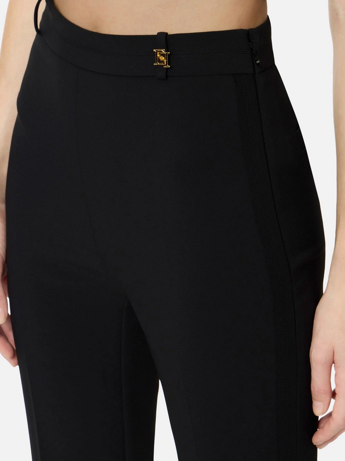 ELISABETTA FRANCHI Pantalone Donna PA16861E2 110 Nero gioboutiqueweb