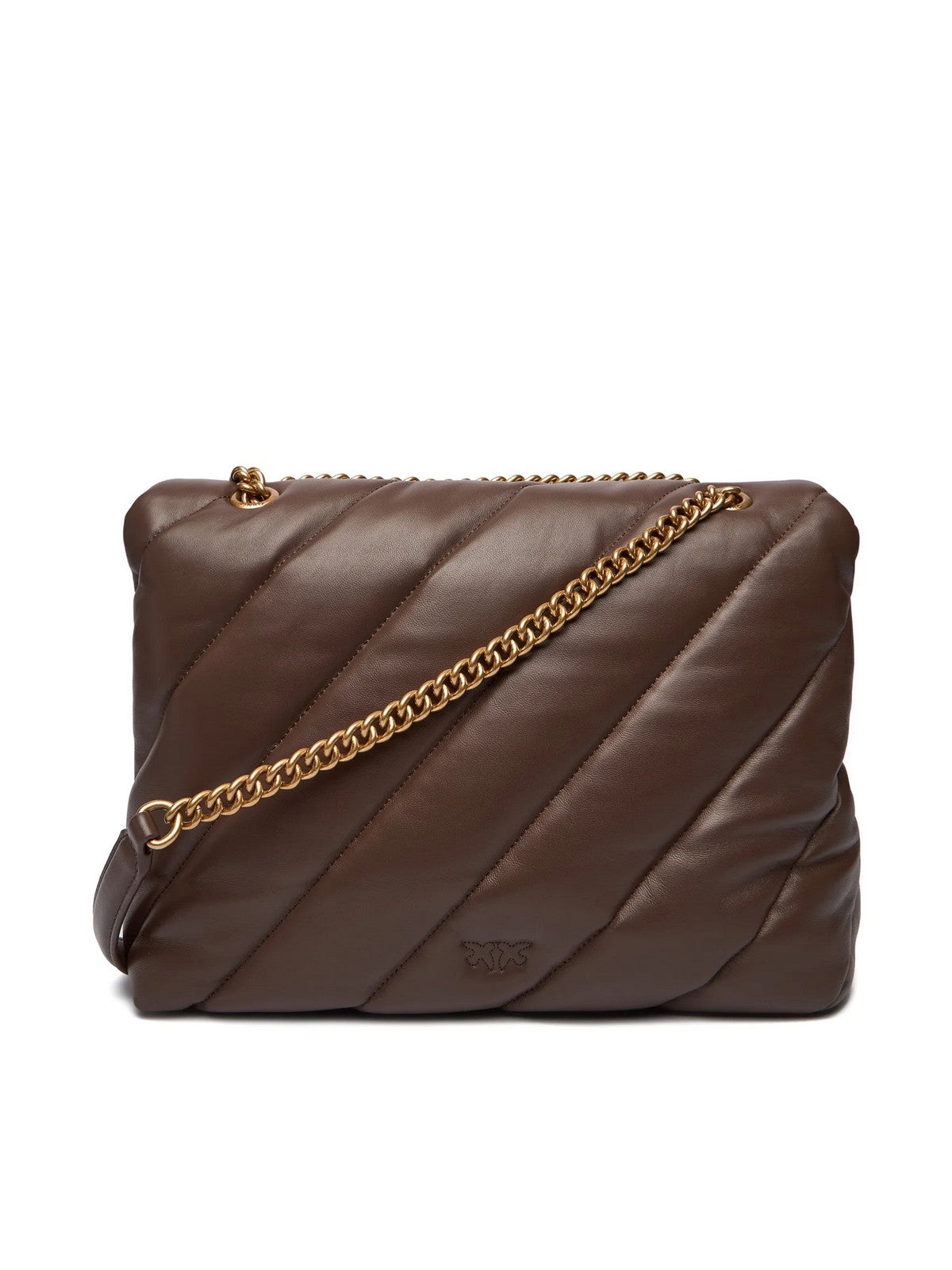 PINKO Borsa Donna Love Puff Big Cl Sheep Nappa 100037-A0F2 L74Q MARRONE CASTANO gioboutiqueweb
