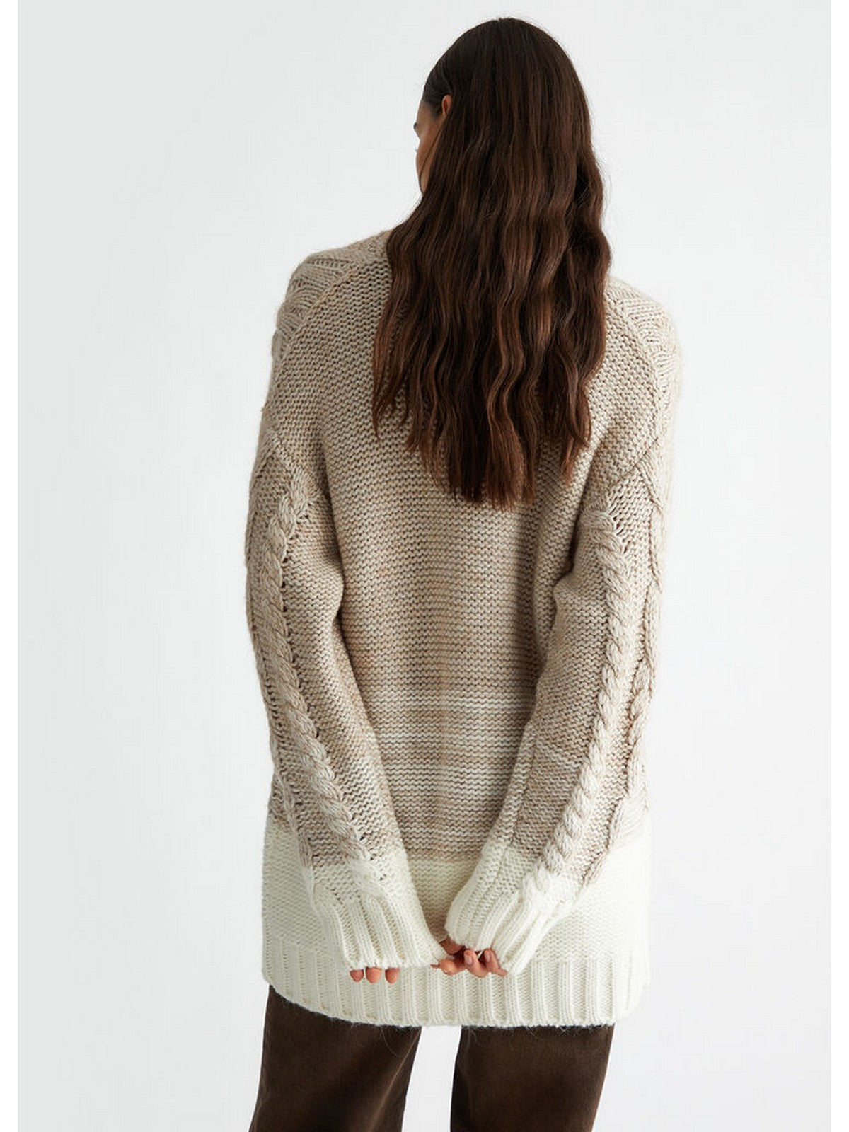 LIU JO BLACK Cardigan Donna CF4248MA329 N9624 Beige gioboutiqueweb