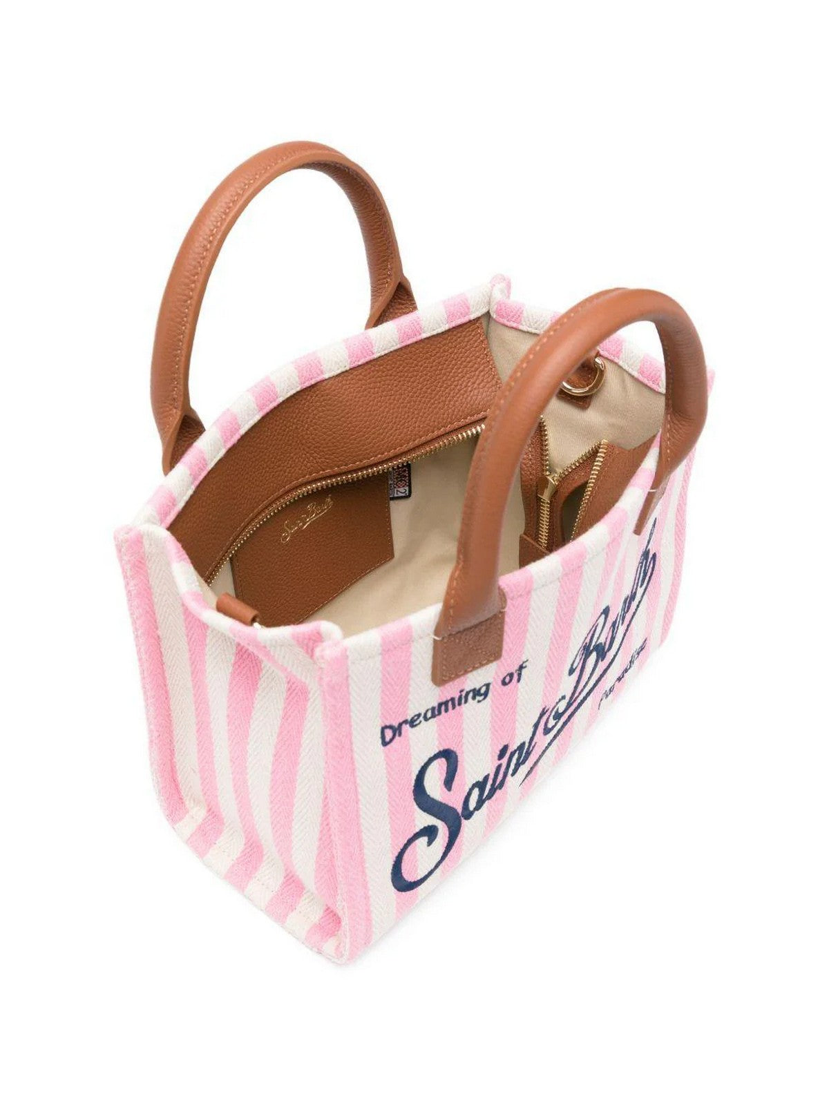 MC2 SAINT BARTH Borsa Donna VANITY BAG MIDI 01784L HB STRIPES LEATHER 2119 EMB