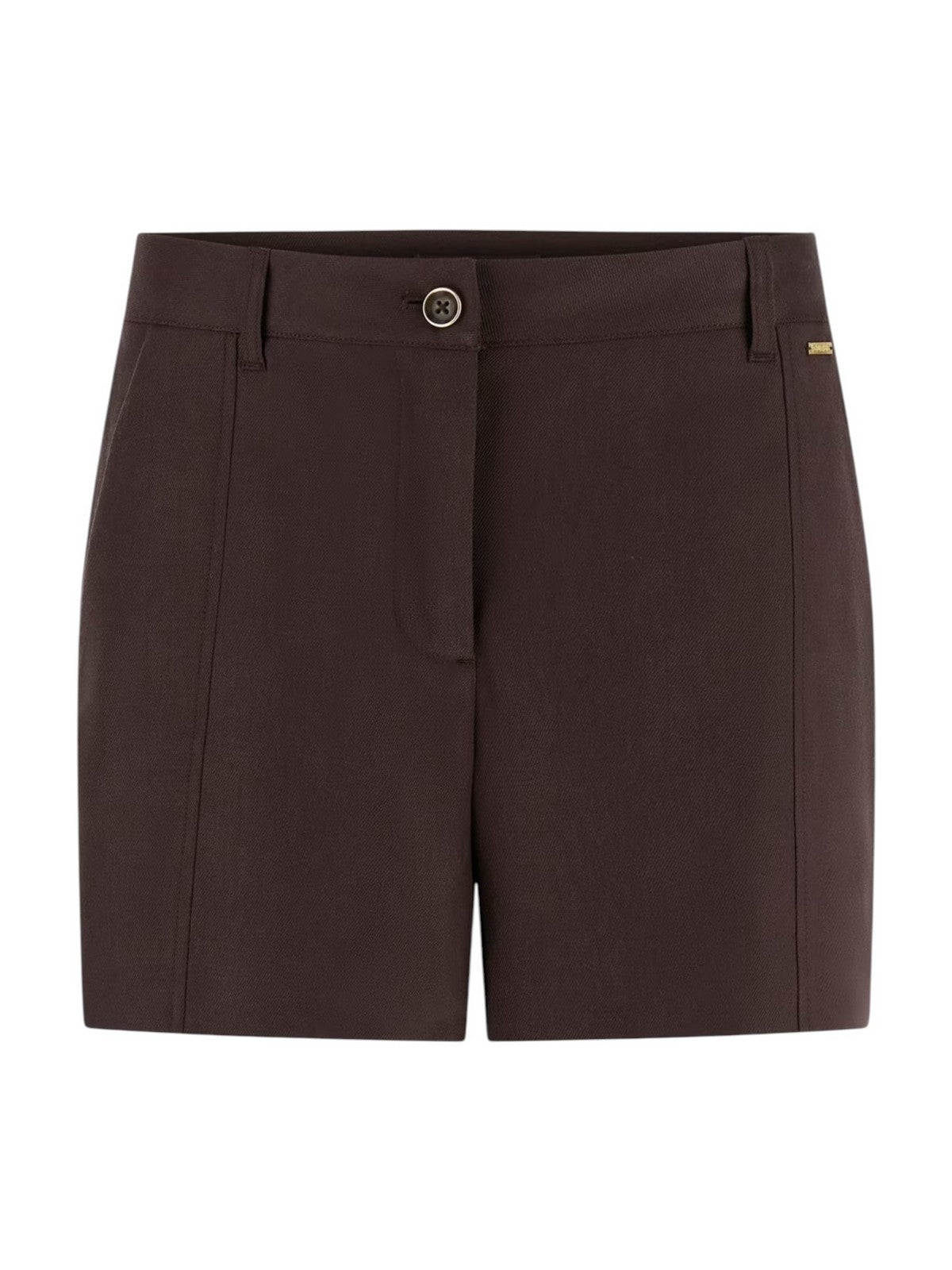 GUESS Pantaloncino Donna ISABEAU LINEN SHORT W5GD1W WH5L2 G1EB REGAL BROWN