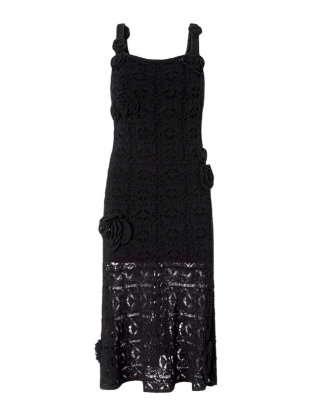 PINKO Abito Donna JUNCUS ABITO CROCHET SEWON FLO 106862-A3B8 Z99 NERO LIMOUSINE gioboutiqueweb