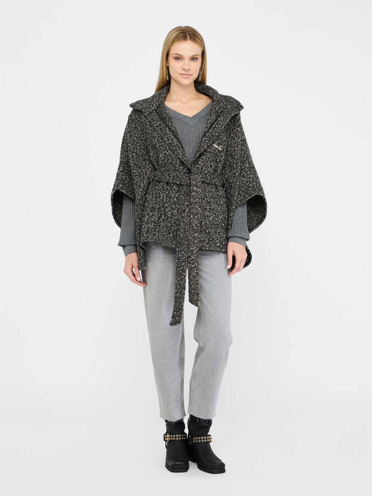 LIU JO SOFT Mantella Donna 2F5025T0300 00128 NERO/BIANCO