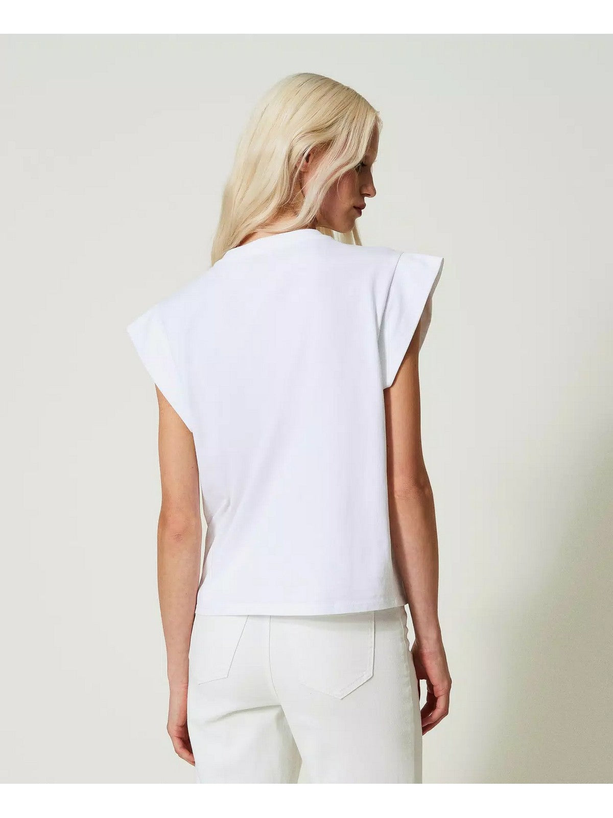 TWINSET T-Shirt e Polo Donna 241TP2213 11467 Bianco gioboutiqueweb