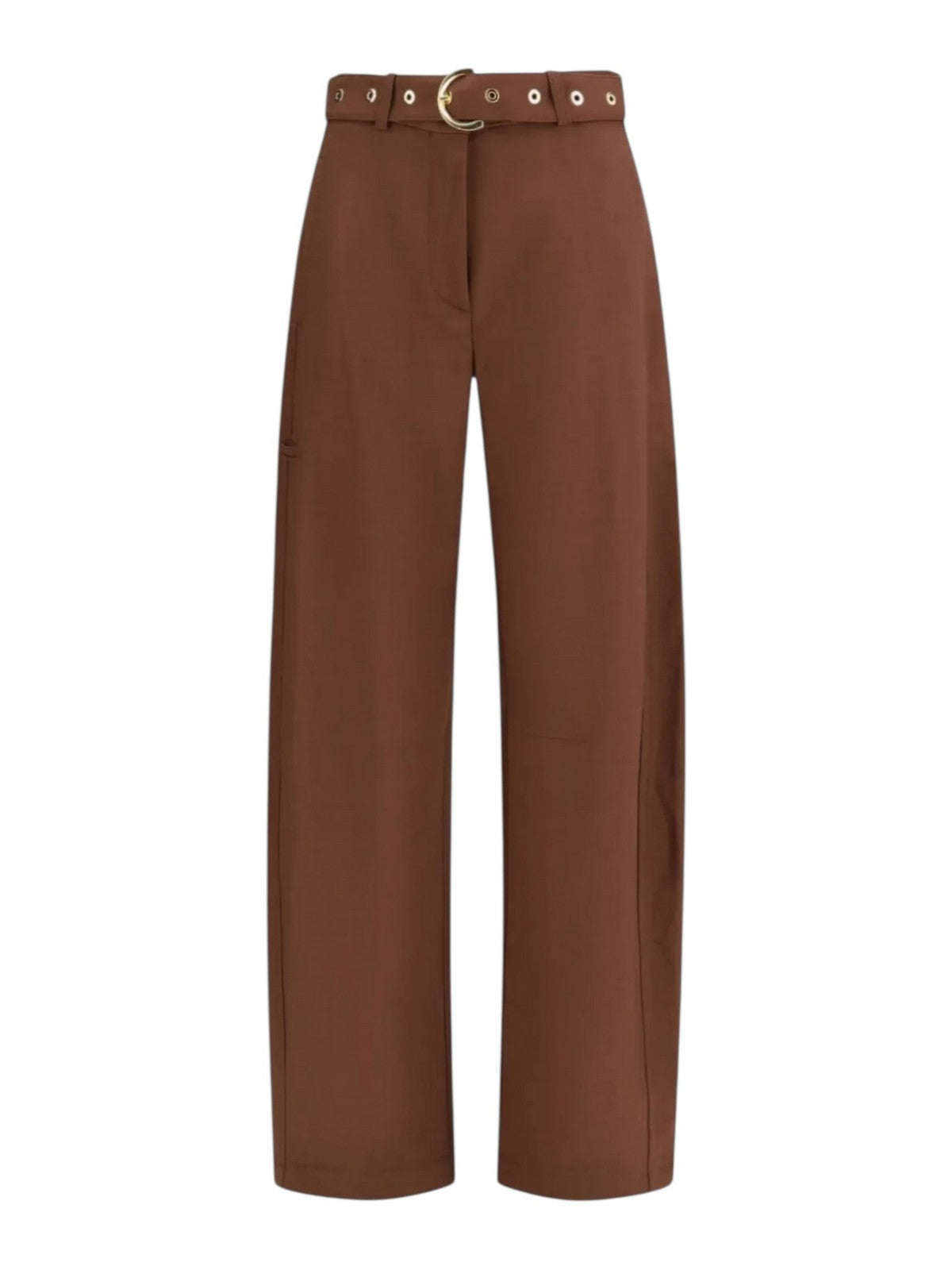 PINKO Pantalone Donna LEXY PANTALONE FRISOTTINO 106492-A2W6 L78 MARRONE TERRA X PIANTE gioboutiqueweb