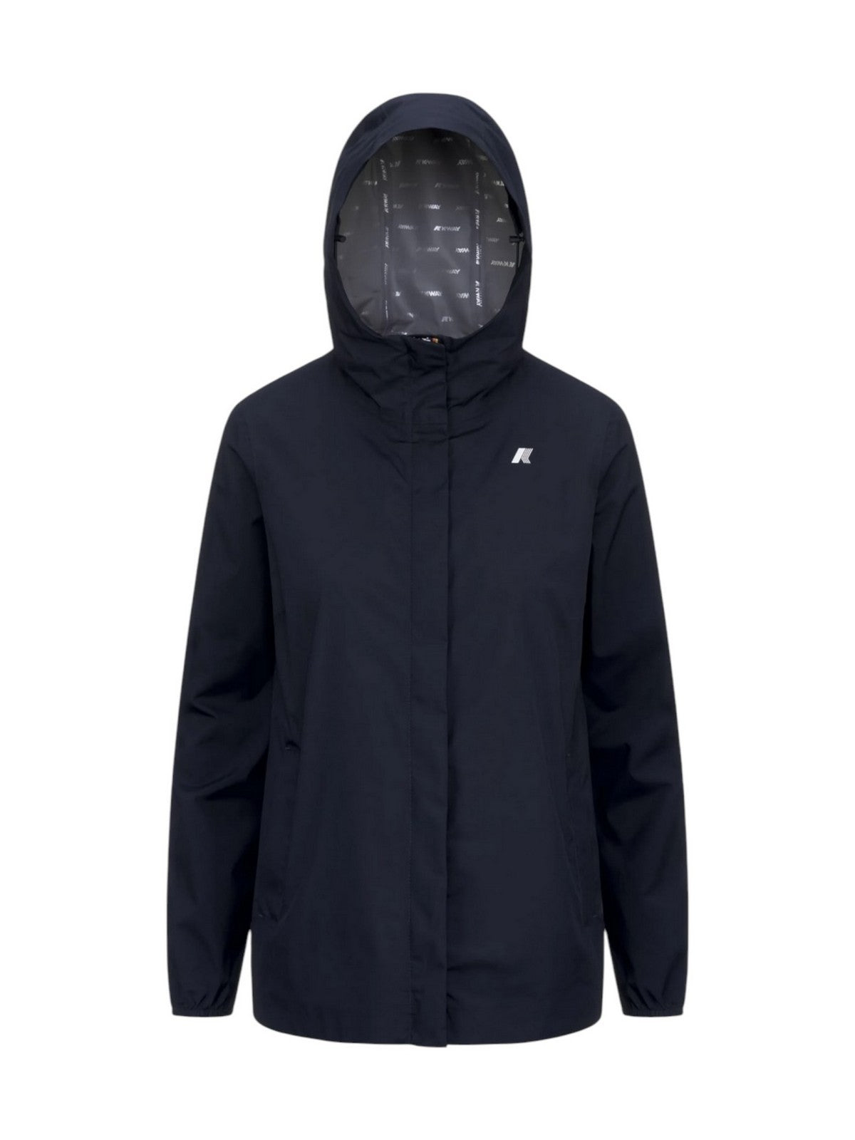K-WAY Giubbino Donna MARGUERITE STRETCH DOT K31382W K89 BLUE DEPTH gioboutiqueweb