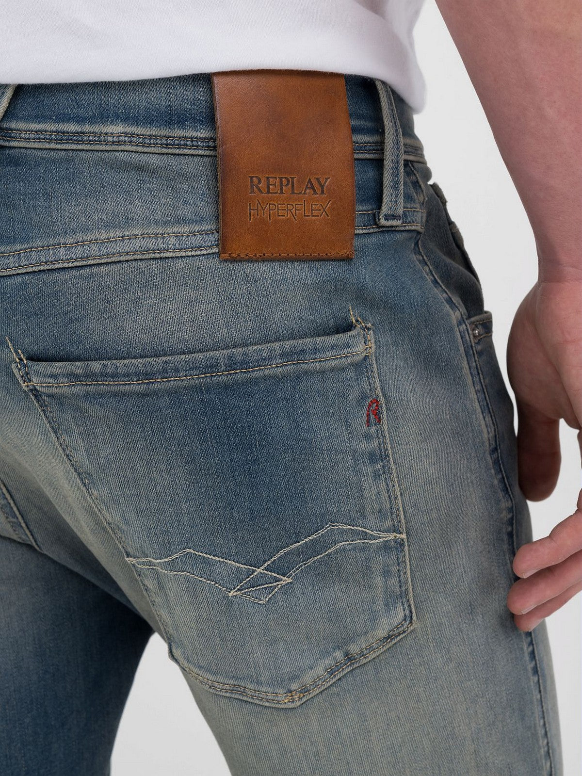 REPLAY Jeans Uomo ANBASS M914E000661523 009 MEDIUM BLUE