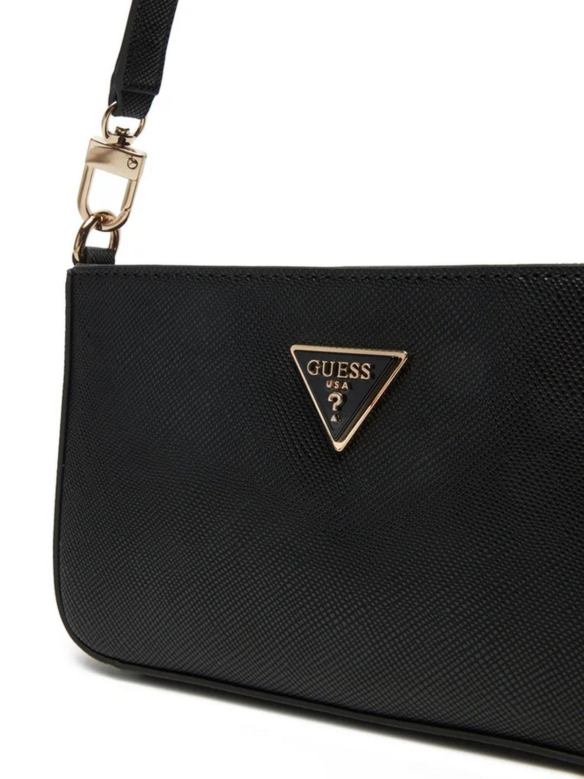 GUESS Borsa Donna NOELLE MINI TOP ZIP SHOULDER HWZG78 79720 BLA Nero gioboutiqueweb