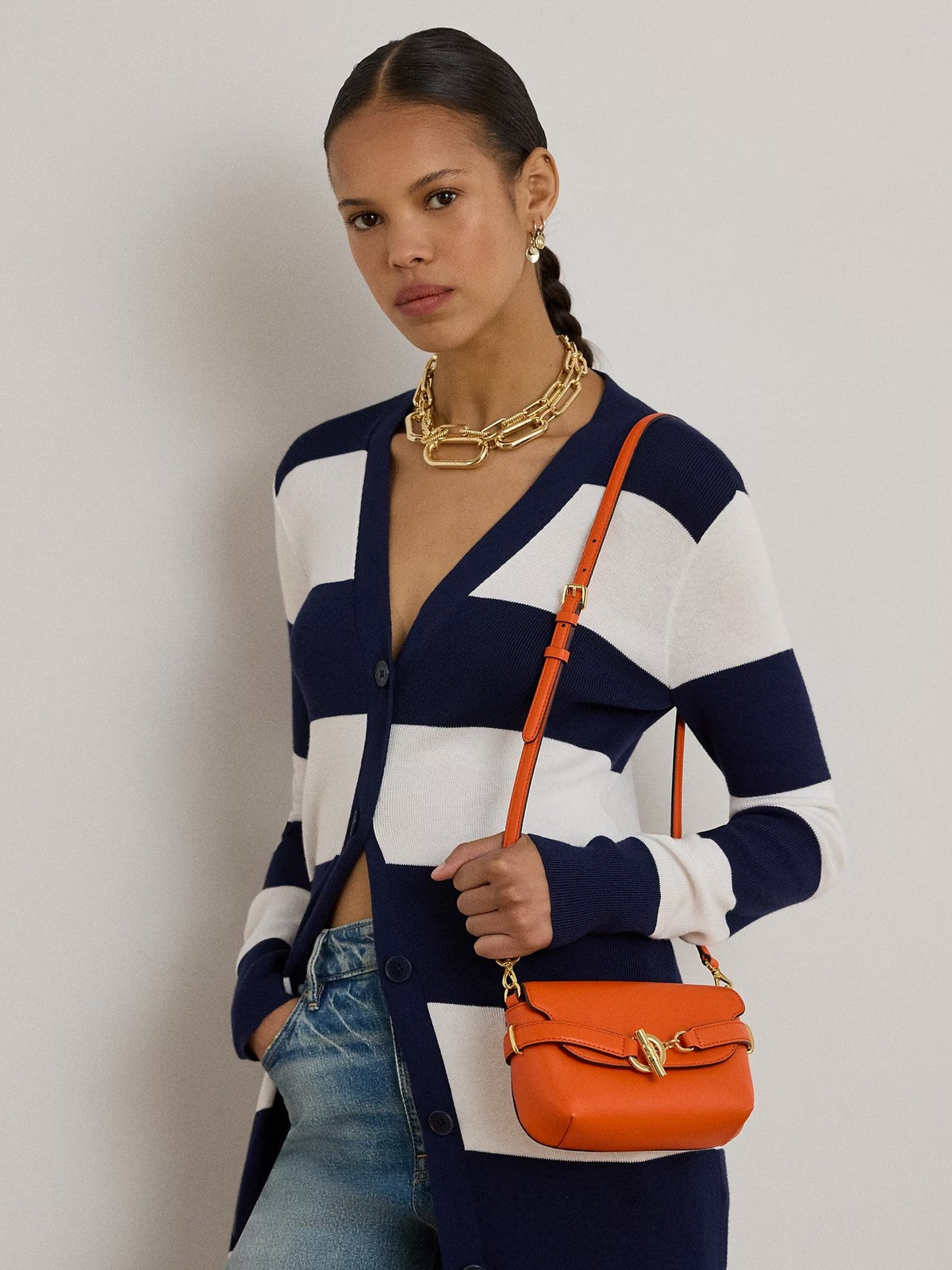 LAUREN RALPH LAUREN Borsa Donna BLKE SM CRS-CROSSBODY-SMALL 431P04297 005 DUSK ORANGE