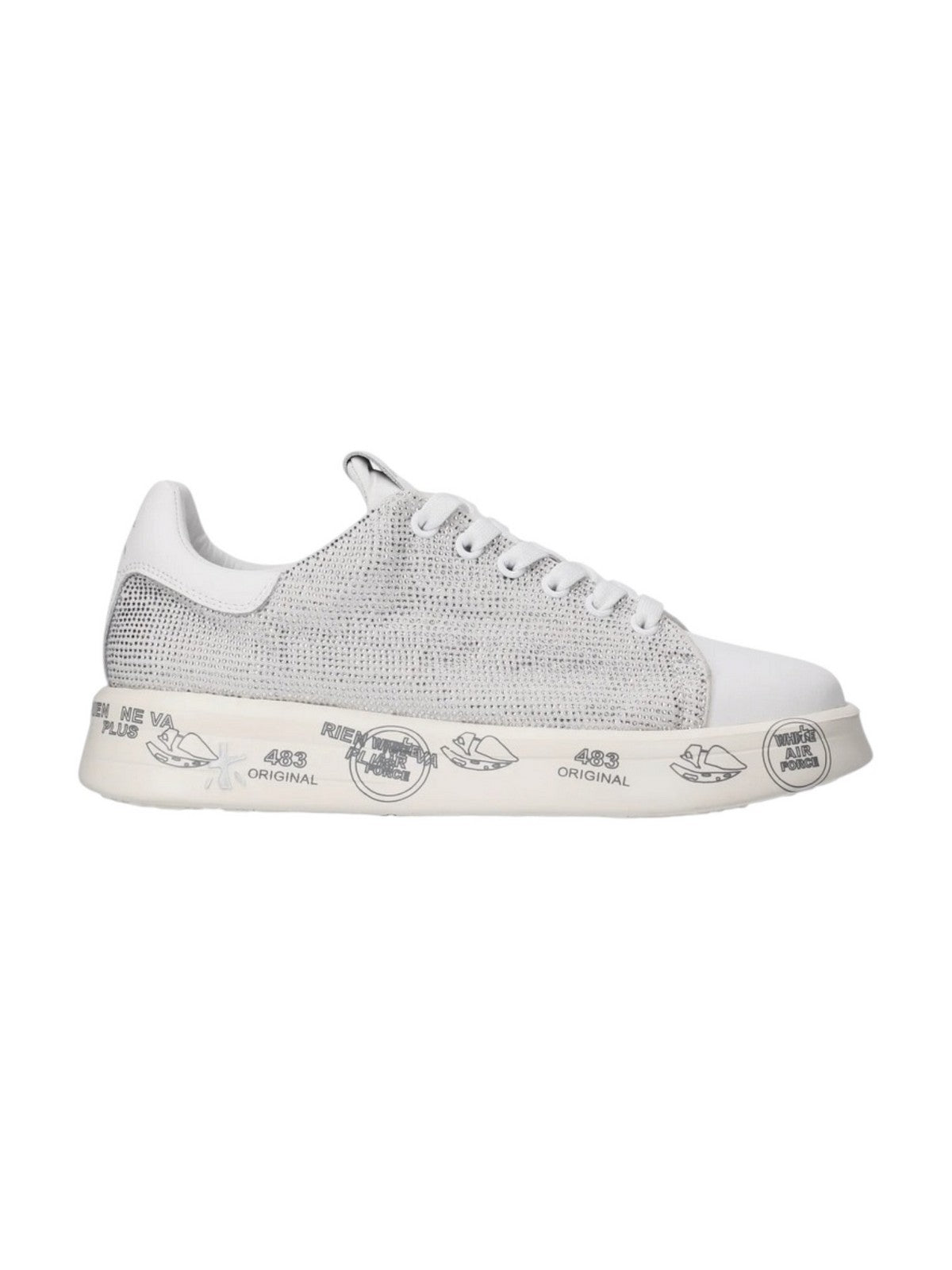 PREMIATA Sneaker Donna BELLE VAR 8158 WHITE gioboutiqueweb