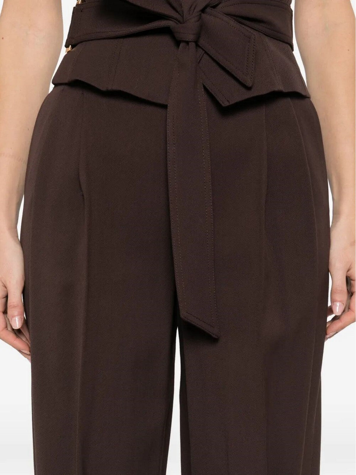 ELISABETTA FRANCHI Pantalone Donna PA17661E2 644 CACAO gioboutiqueweb