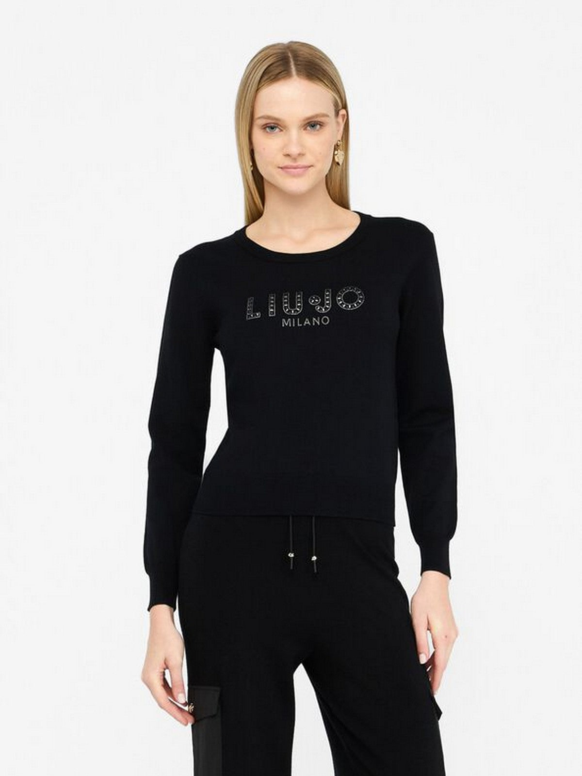 LIU JO SPORT Maglia Donna TF5248MS63L 22222 Nero