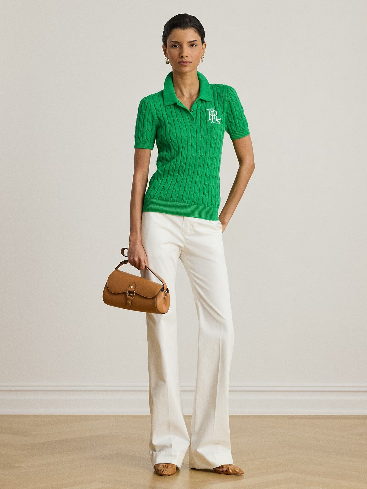 LAUREN RALPH LAUREN Polo Donna NATRISSA-SHORT SLEEVE-PULLOVER 200932224 015 STEM gioboutiqueweb