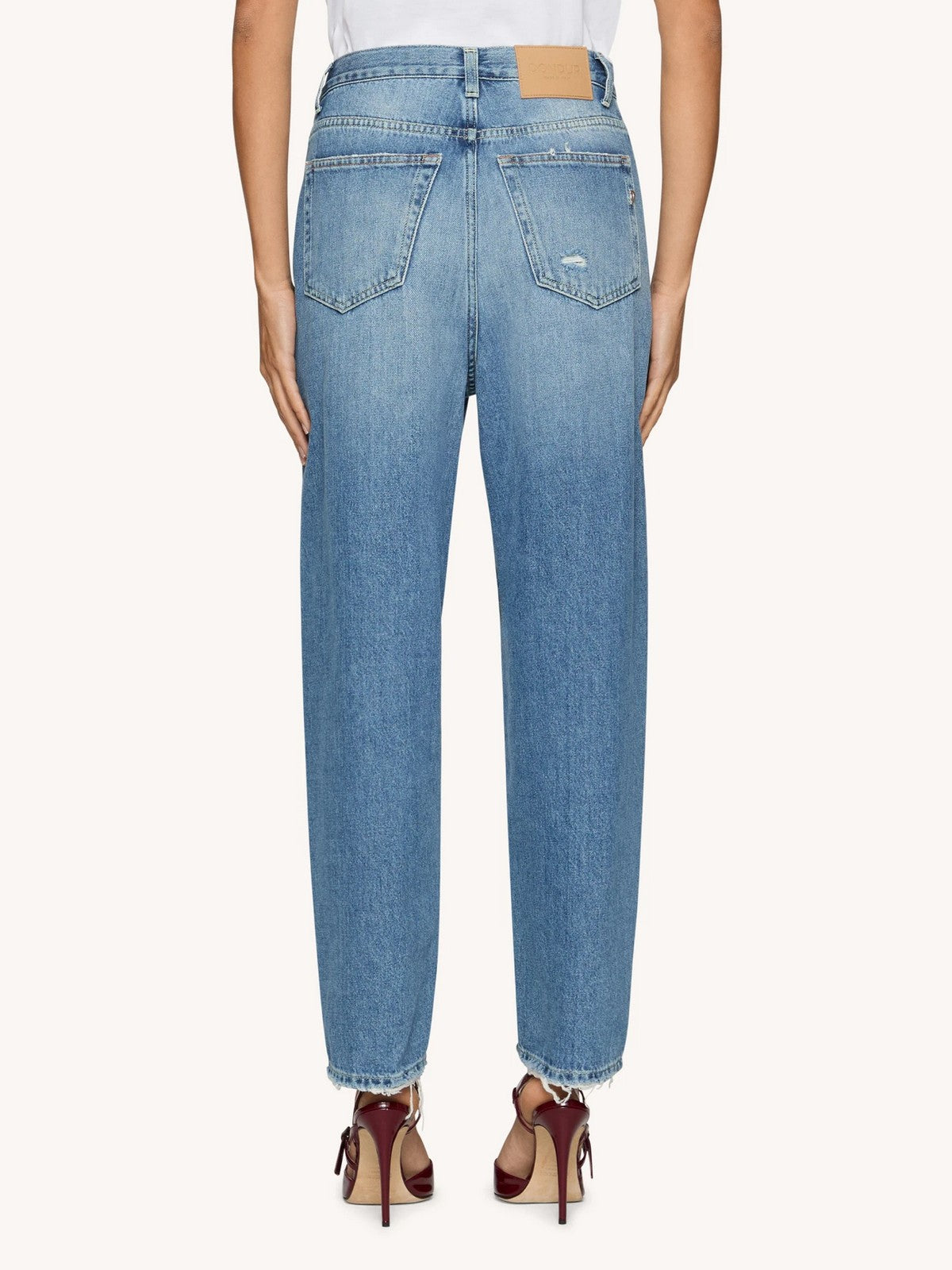 DONDUP Jeans Donna Bessie DP784 DF0290D IP5 800 Blu gioboutiqueweb