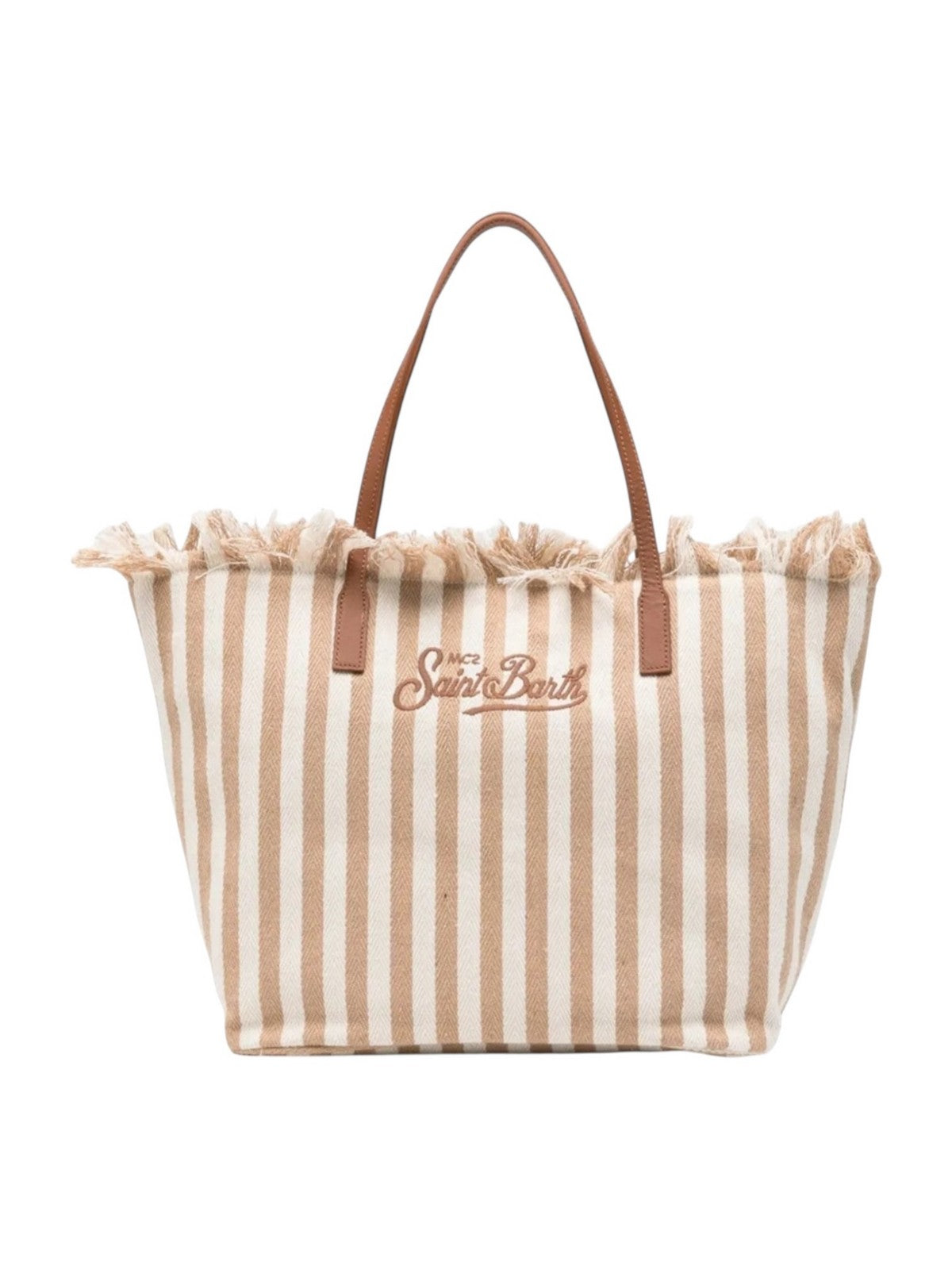 MC2 SAINT BARTH Borsa Donna CITY BAG FRINGE 01763L HB STRIPES 19 EMB