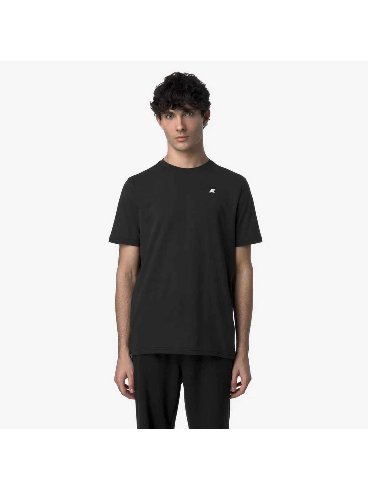 K-WAY T-shirt Uomo ODOM JERSEY K7125UW USY BLACK PURE gioboutiqueweb