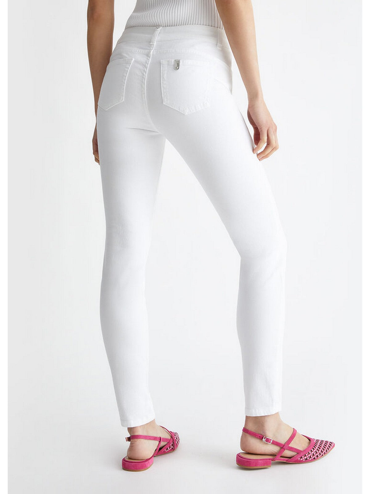 Liu Jo Blue Denim Mujer Pantalone UA4013T3546 11111 Blanco