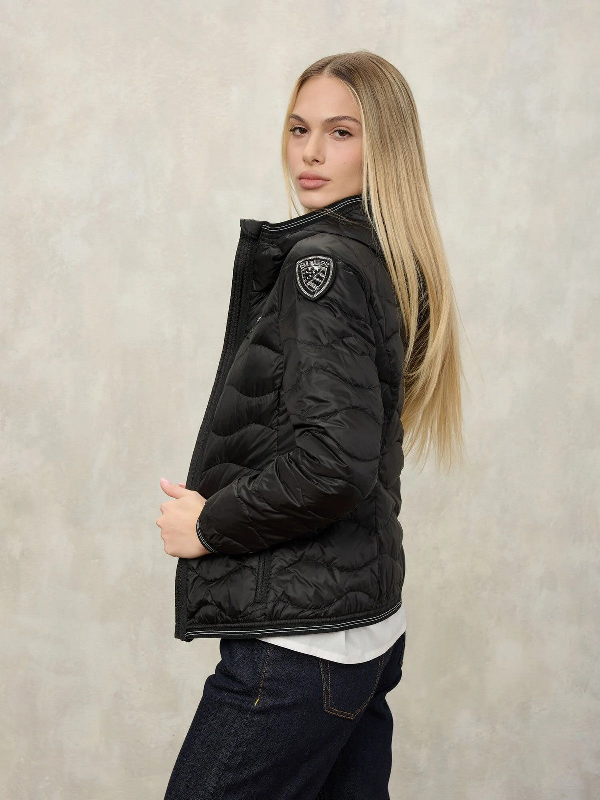 BLAUER Piumino Donna CAMELIA 26SBLDC03169 007455 999 Nero gioboutiqueweb