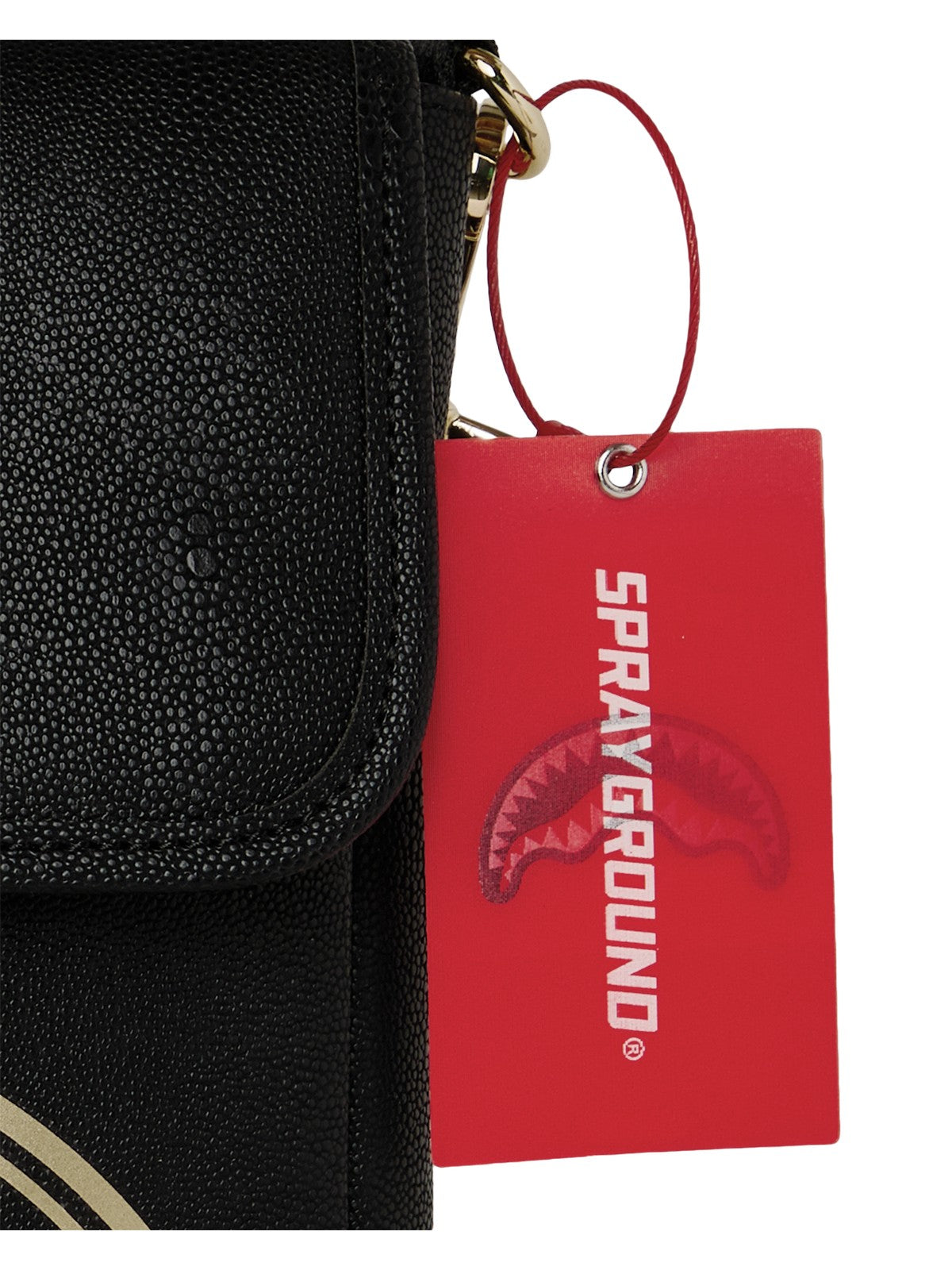 SPRAYGROUND Tracolla Unisex adulto THAT GOLD DRAP MESSENGER SLING 910B8975NSZ Nero