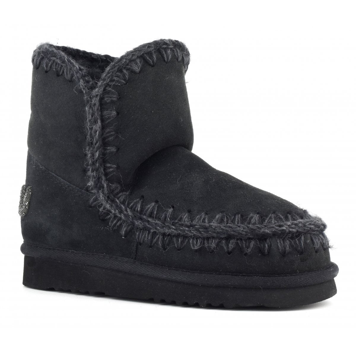 MOU Stivali e Stivaletti Donna ESKIMO 18 GLITTER LOGO MU.FW101050A BKBK BLACK gioboutiqueweb
