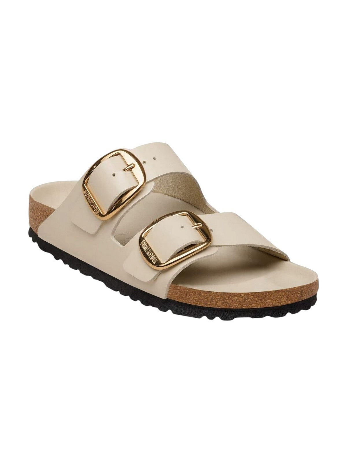 BIRKENSTOCK Sandalo Donna Arizona Big Buckle HEX shine oyster, Natural Lea 1031873 SHINE OYSTER