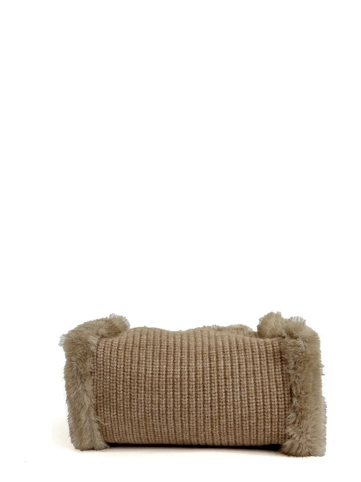 MC2 SAINT BARTH Borsa Donna VANITY MINI SHEARLING RIB 00295I FUR 11 EMB