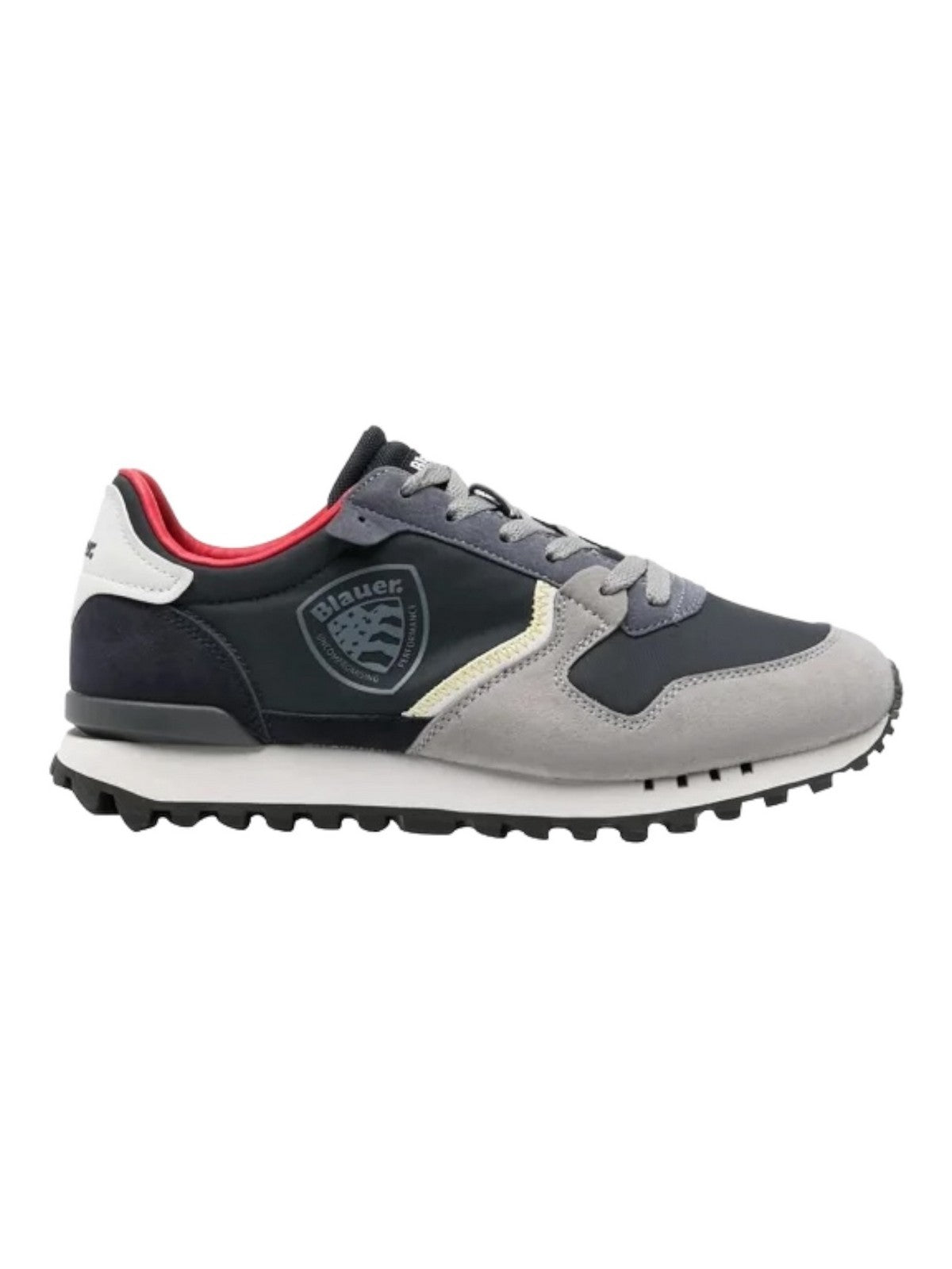 BLAUER Sneaker Uomo DIXON02 S4DIXON02/NYS NVY/RED Blu gioboutiqueweb