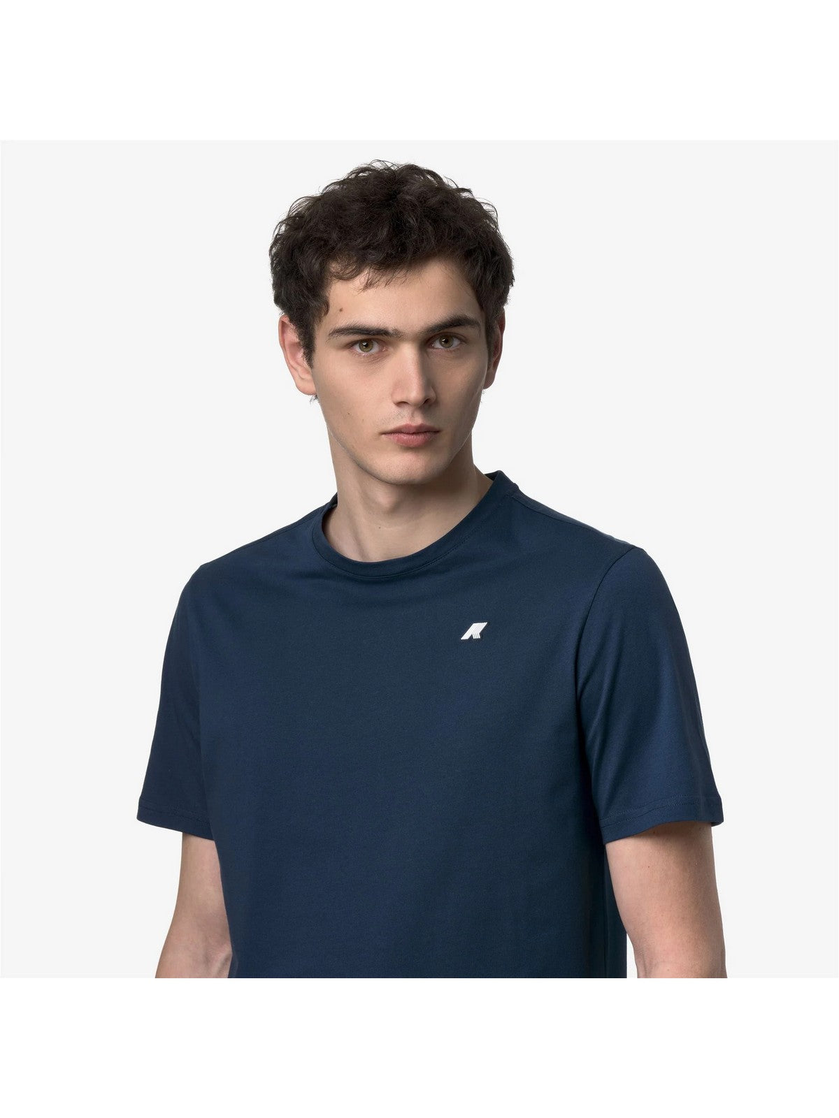 K-WAY T-shirt Uomo ODOM JERSEY K7125UW B67 Blue Insignia gioboutiqueweb