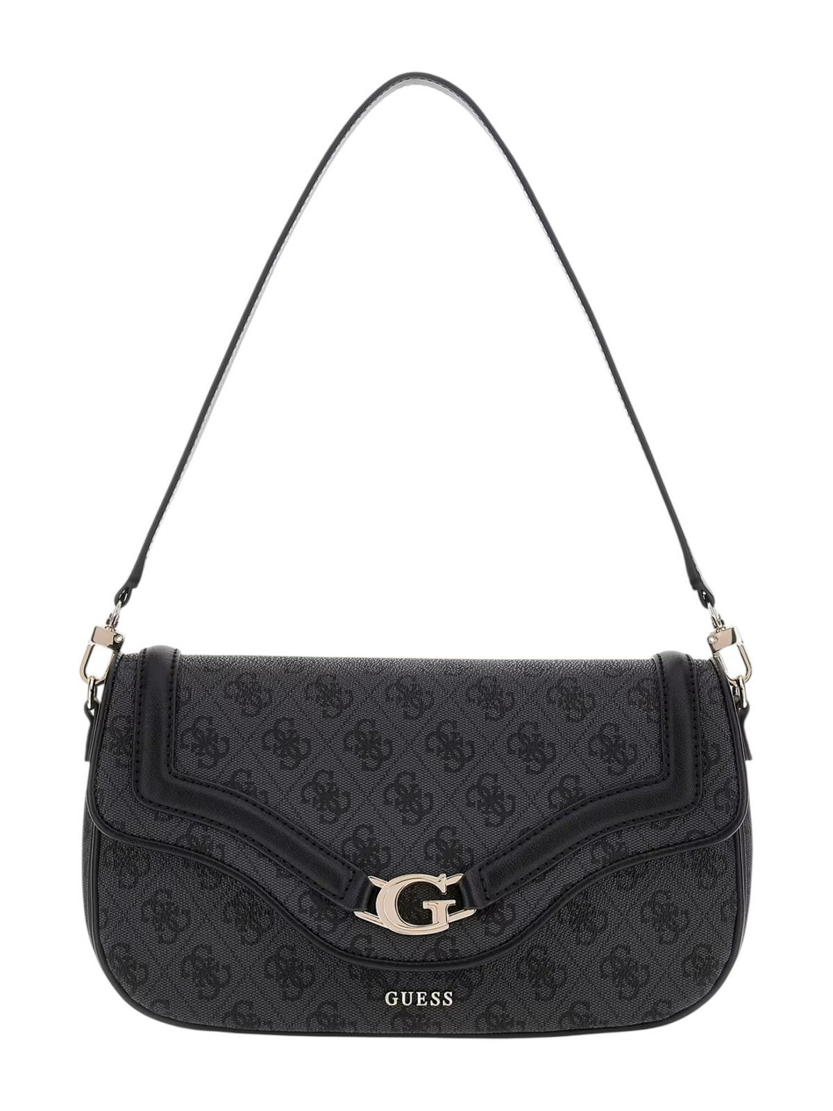 GUESS Borsa Donna DEA FLAP SHOULDER BAG HWSG79 93200 CLO COAL LOGO gioboutiqueweb