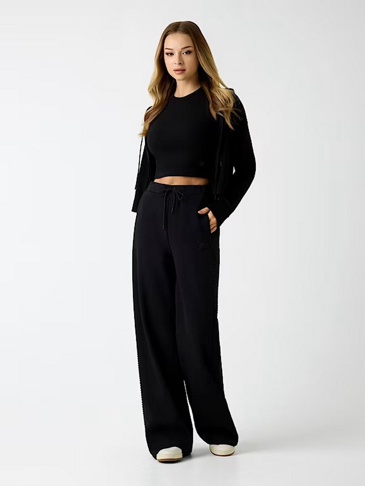 GUESS SPORT Pantalone Donna V5BB11 K1981 JBLK Jet Black A996