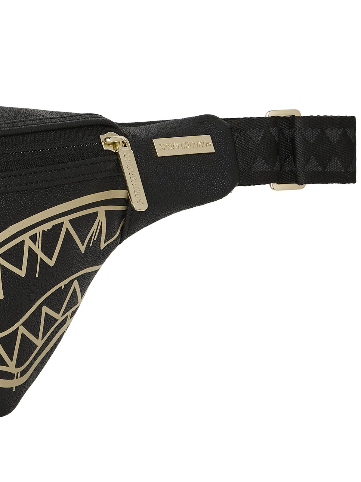 SPRAYGROUND Marsupio Unisex adulto THAT GOLD DRAP SAVVY CROSSBODY 910B8979NSZ Nero