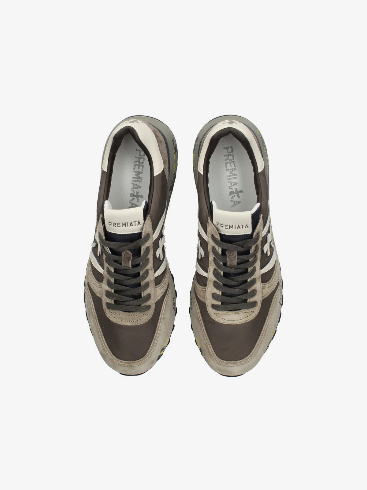 PREMIATA Sneaker Uomo LANDER VAR 7704 TAUPE/BROWN