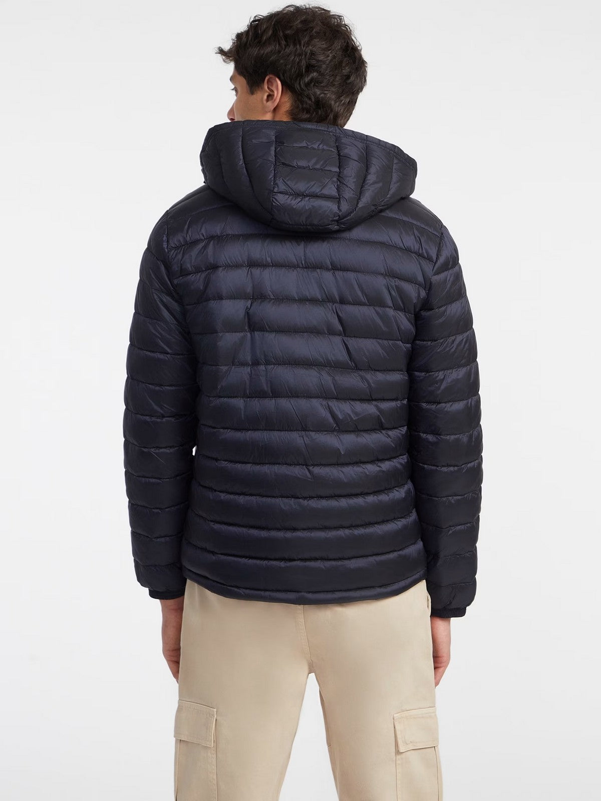 GUESS Piumino Uomo GJ HOODED PUFFER M4YL99 WG922 A71W Blu gioboutiqueweb