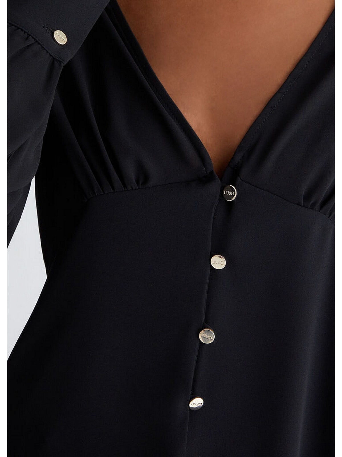Liu Jo Black Woman Bluse CA4044TS055 22222 Schwarz