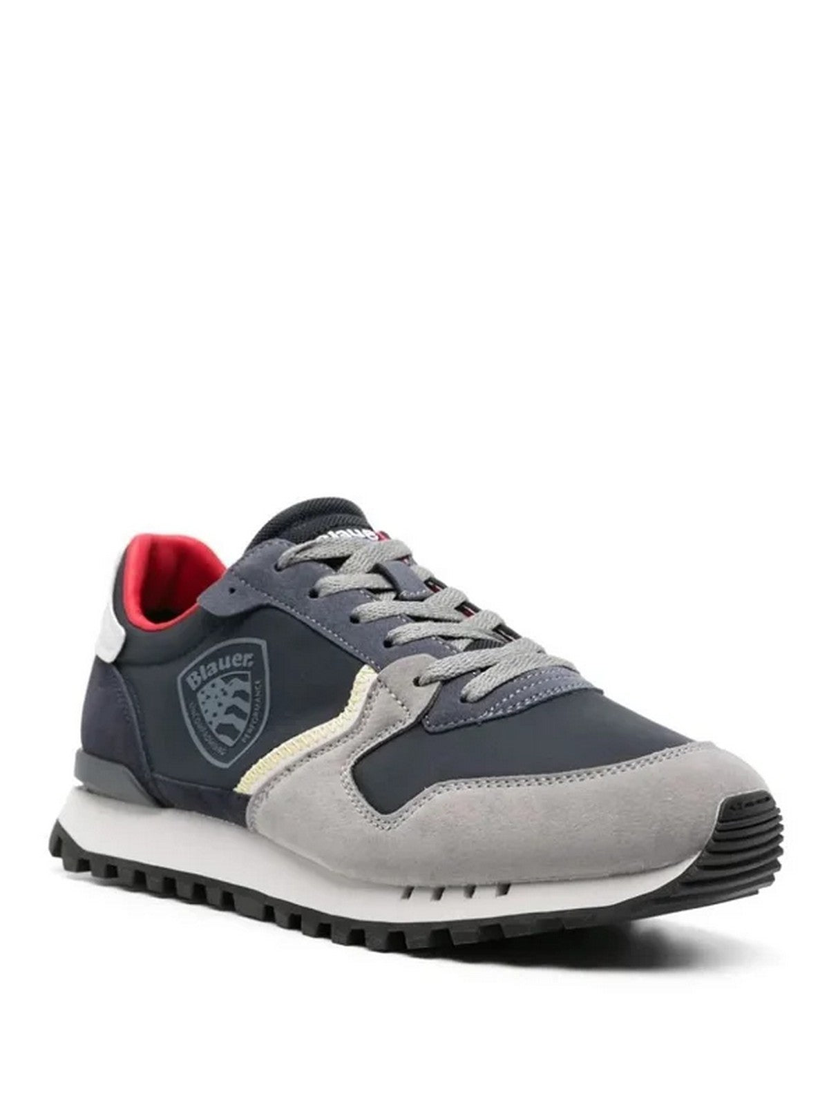 BLAUER Sneaker Uomo DIXON02 S4DIXON02/NYS NVY/RED Blu gioboutiqueweb